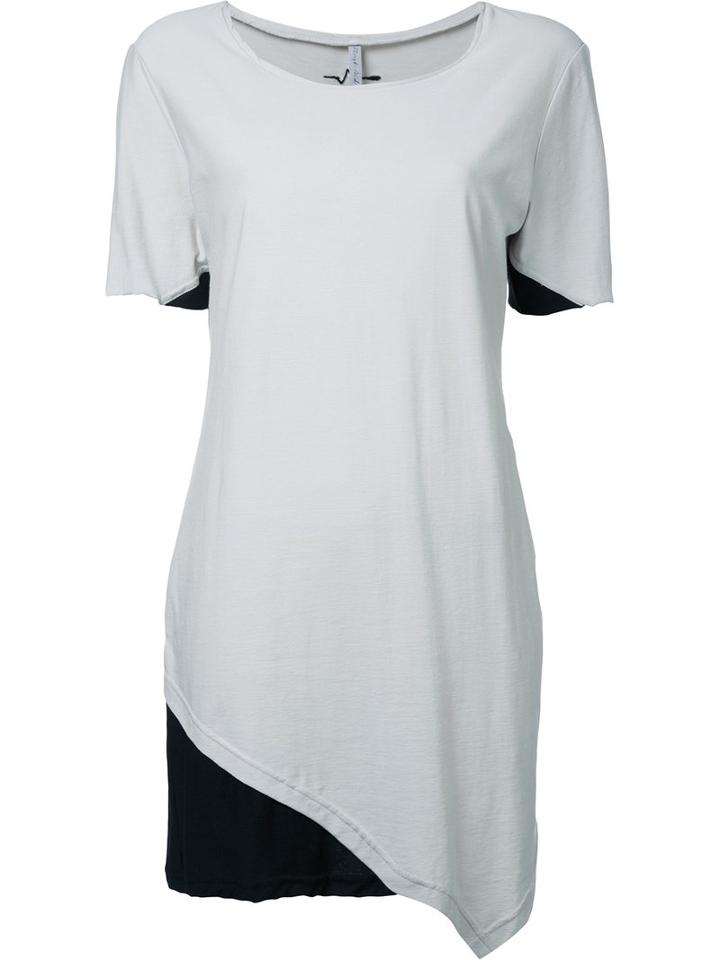 First Aid To The Injured - Rhomboid T-shirt - Women - Cotton - 3, Women's, Grey, Cotton