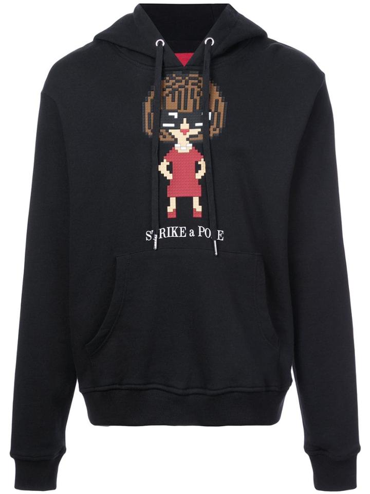 Mostly Heard Rarely Seen 8-bit Strike A Pose Hoodie - Black