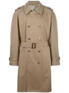 Maison Margiela Classic Trench Coat, Men's, Size: 46, Brown, Cotton/viscose