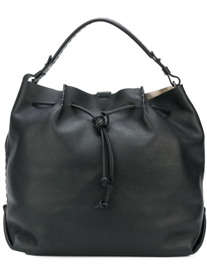 Henry Beguelin Drawstring Tote - Black