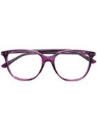 Bottega Veneta Eyewear Round Shaped Glasses - Pink & Purple
