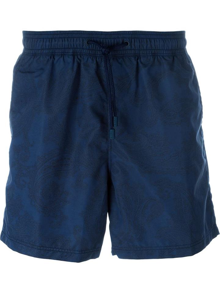 Etro Tonal Paisley Swim Shorts