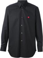 Comme Des Garçons Play Mini Heart Shirt, Men's, Size: Large, Black, Cotton