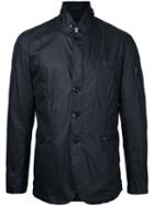 Kent & Curwen Lightweight Button Jacket, Men's, Size: Large, Black, Cotton/polyimide