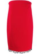Philosophy Di Lorenzo Serafini Strapless Mini Dress - Red