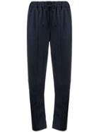 Semicouture Cropped Track Trousers - Blue