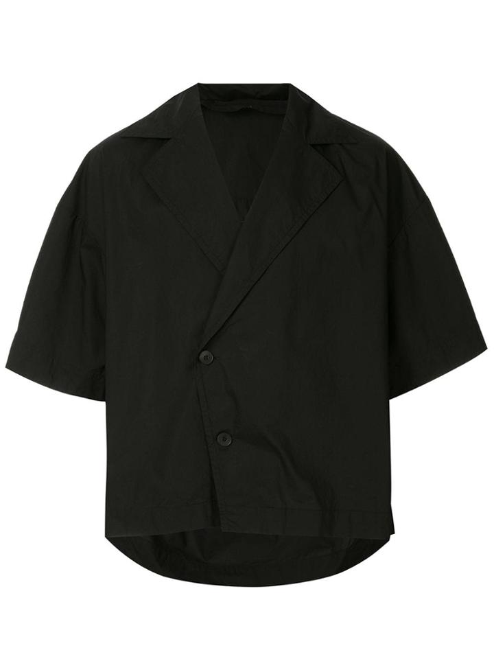 Julius Boxy Shortsleeved Shirt - Black