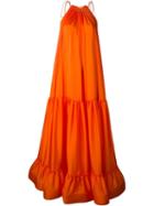 Stella Mccartney Amiel Dress, Women's, Size: 38, Yellow/orange, Silk/metal Other