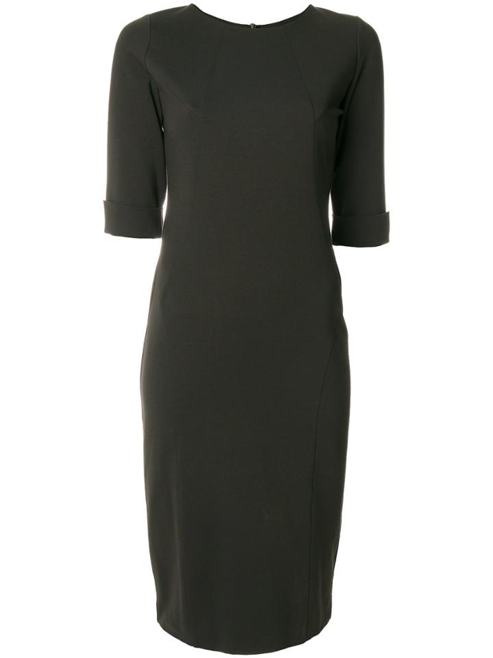 D.exterior Fitted Dress - Green