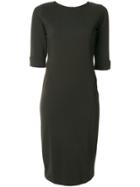 D.exterior Fitted Dress - Green