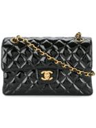 Chanel Vintage Side Flaps Shoulder Bag - Black