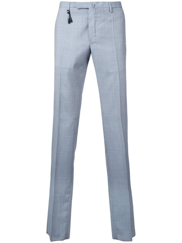 Incotex Tailored Trousers, Men's, Size: 44, Blue, Wool