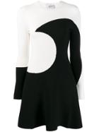 Valentino Luna Inlay Dress - Black