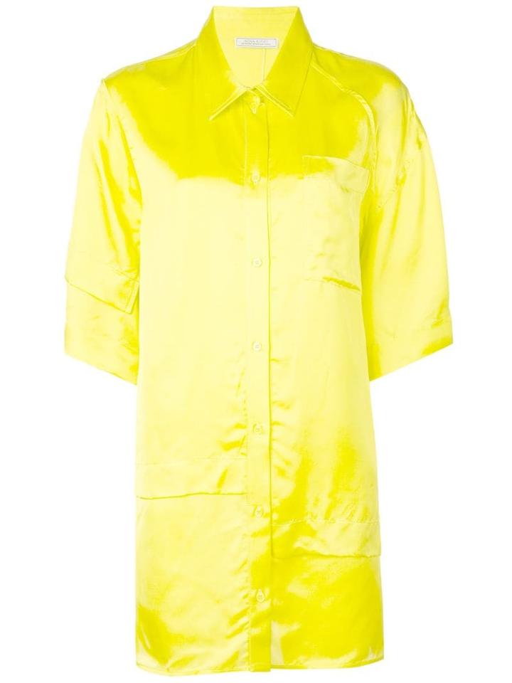 Nina Ricci Short Sleeve Oversized Shirt - Green