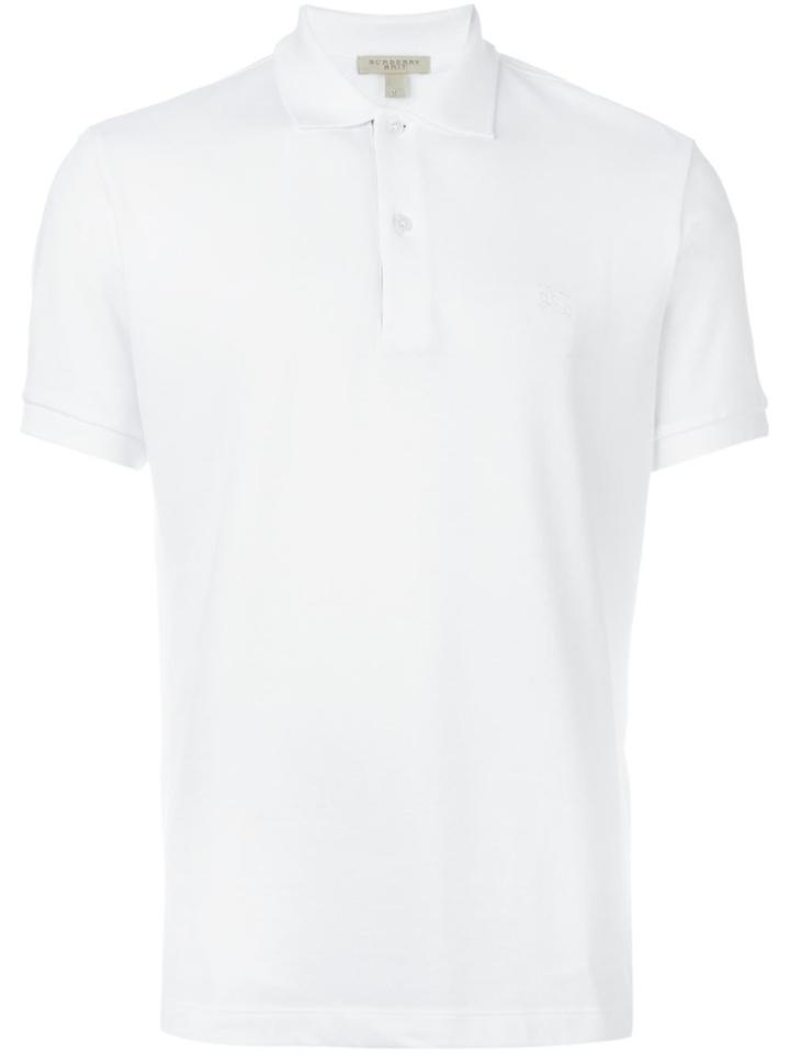 Burberry Cotton Piqué Polo Shirt - White