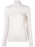 Loro Piana Roll Neck Sweater - Nude & Neutrals