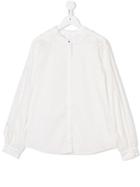 Chloé Teen Guipure-detail Blouse - White