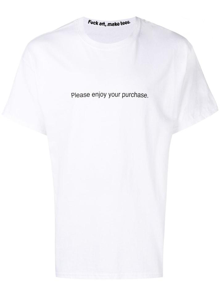 F.a.m.t. Reselling Print T-shirt - White