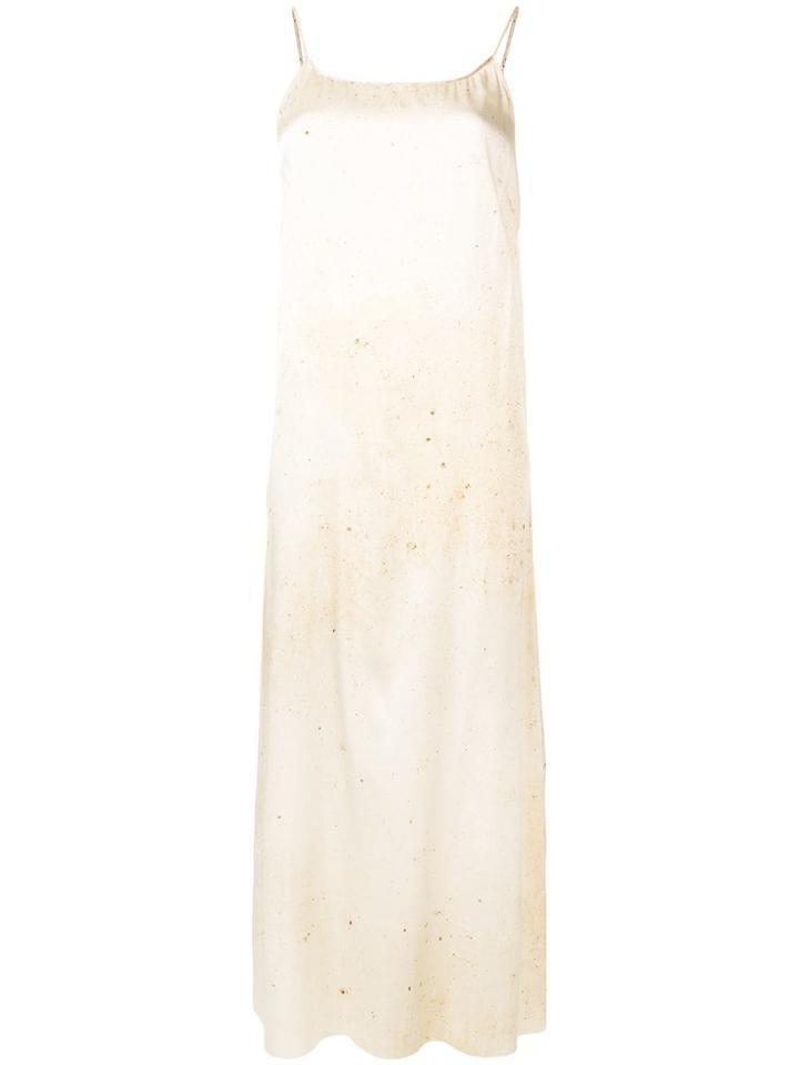 Uma Wang Spaghetti-strap Midi Shift Dress - Neutrals