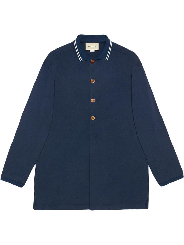 Gucci Piquet Polo - Blue