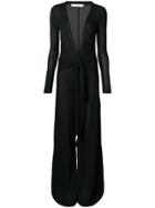 Tome Tie Waist Jumpsuit - Black