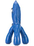 Christopher Raeburn Rocket Clutch Bag, Adult Unisex, Blue, Leather