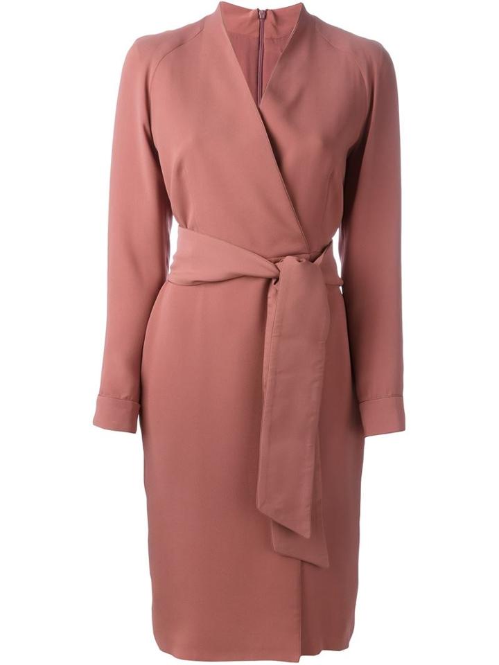 Max Mara Longsleeved Wrap Dress