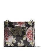 Paco Rabanne Pixel 1969 Floral Chainmail Shoulder Bag - V007