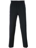 Harmony Paris 'paolo' Tapered Trousers, Men's, Size: 50, Blue, Mohair/wool