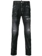 Dsquared2 Skater Distressed Jeans - Black