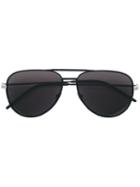 Saint Laurent Classic 11 Aviator Sunglasses - Black