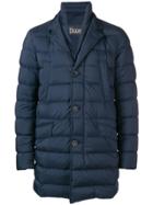Herno Padded Straight-fit Coat - Blue