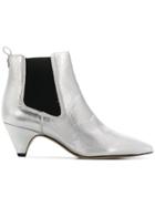 Sam Edelman Chelsea Ankle Boots - Silver