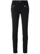 Michael Michael Kors Zip Detail Cropped Jeans - Black