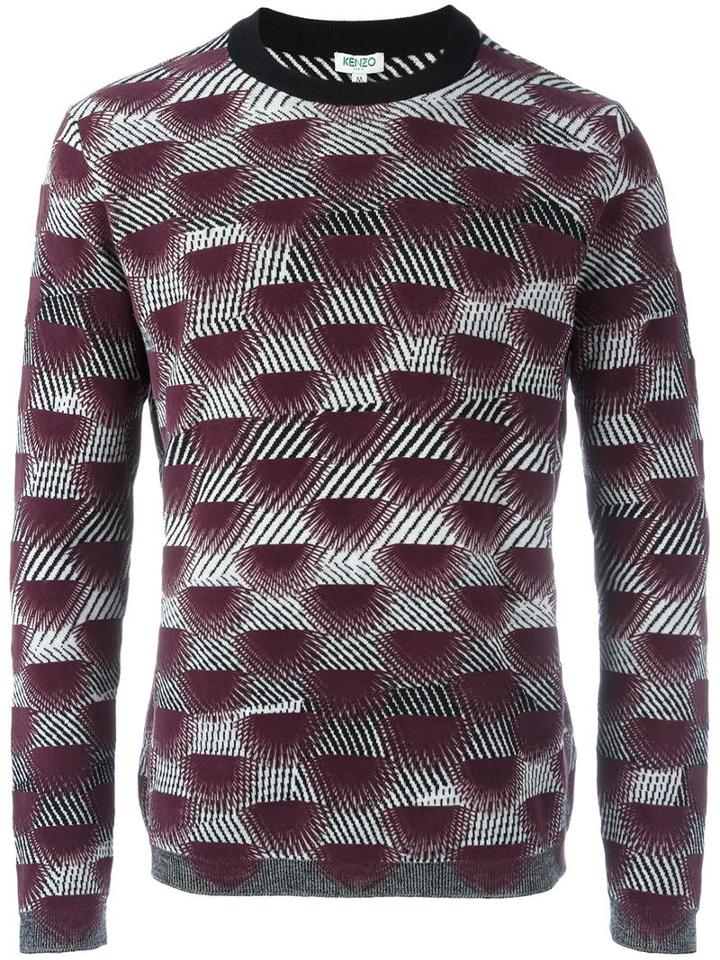 Kenzo Nagai Jumper, Men's, Size: Medium, Black, Cotton/wool