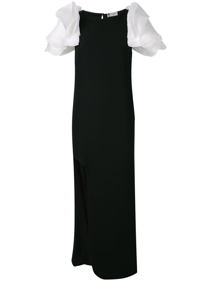 Lanvin Puff Sleeved Dress - Black
