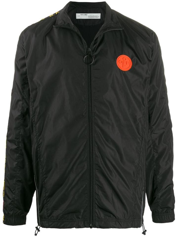 Off-white Technical Fabric Zip-up Jacket - Black