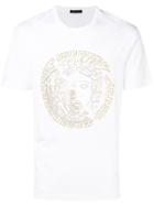 Versace Studded Medusa Logo T-shirt - White