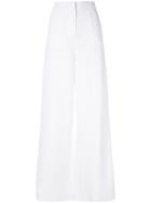 Roberta Furlanetto Classic Wide-leg Trousers - White