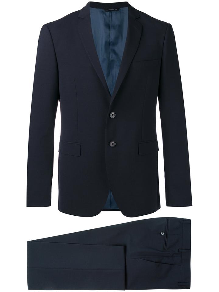 Tonello - Two Piece Suit - Men - Spandex/elastane/cupro/virgin Wool - 48, Blue, Spandex/elastane/cupro/virgin Wool