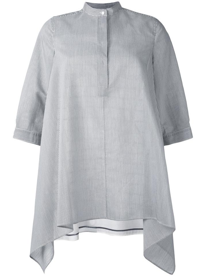 Max Mara Oversized Blouse, Women's, Size: 42, White, Silk/cotton