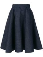 Calvin Klein 205w39nyc Flared Denim Skirt - Blue