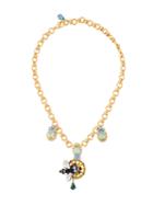 Dolce & Gabbana Bee Pendant Necklace, Women's, Metallic