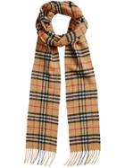 Burberry Vintage Check Long Scarf - Brown