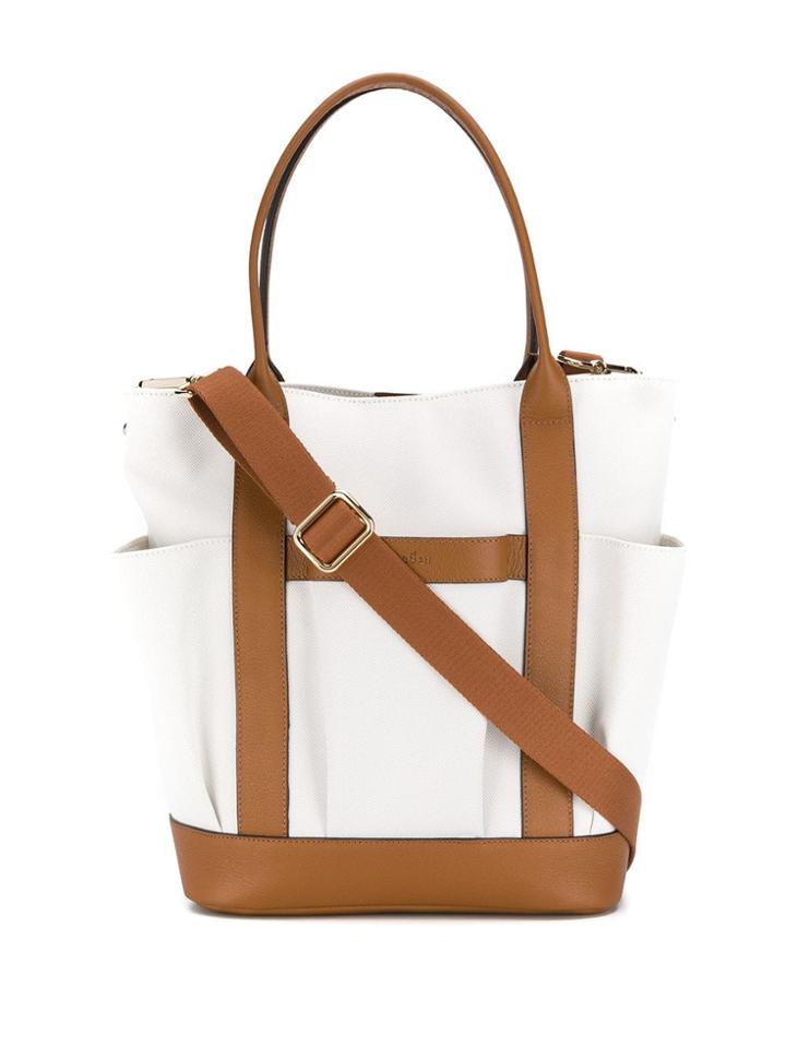 Hogan Colour Block Tote - Neutrals