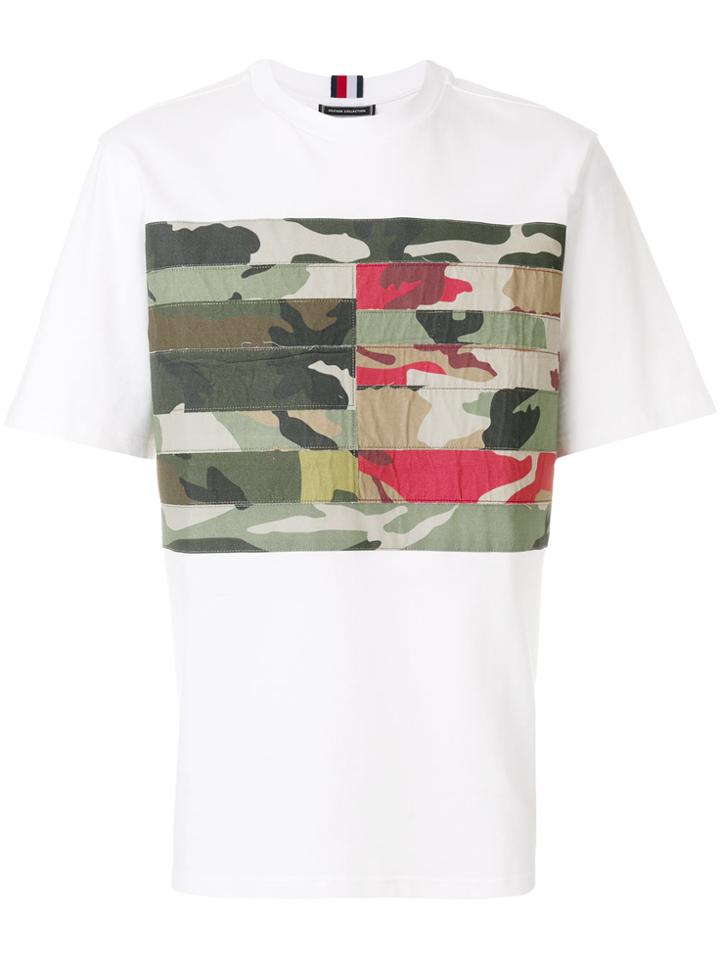 Tommy Hilfiger Camo Panel T-shirt - White