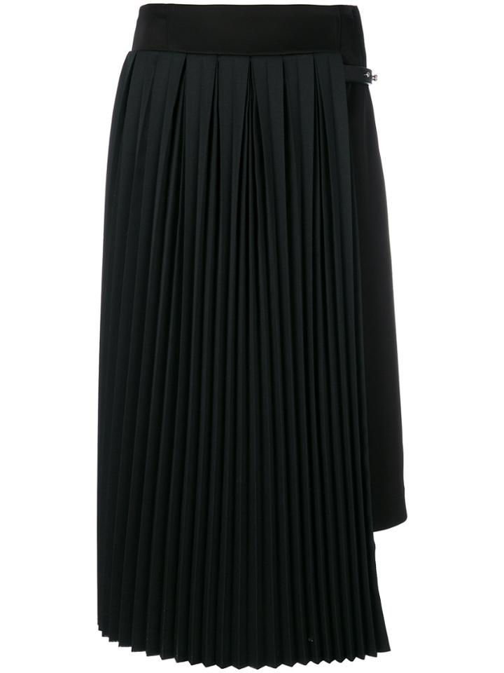 Loewe Pleated Panel Skirt - Black