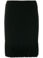 Loewe Pleated Panel Skirt - Black