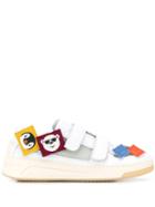 Acne Studios Steffey Patch Low-top Trainers - White