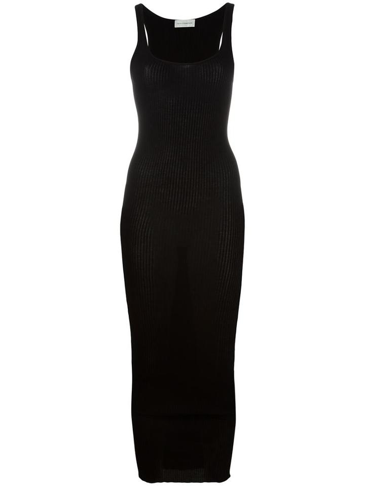 Faith Connexion Fitted Long Dress, Women's, Size: Small, Black, Cotton